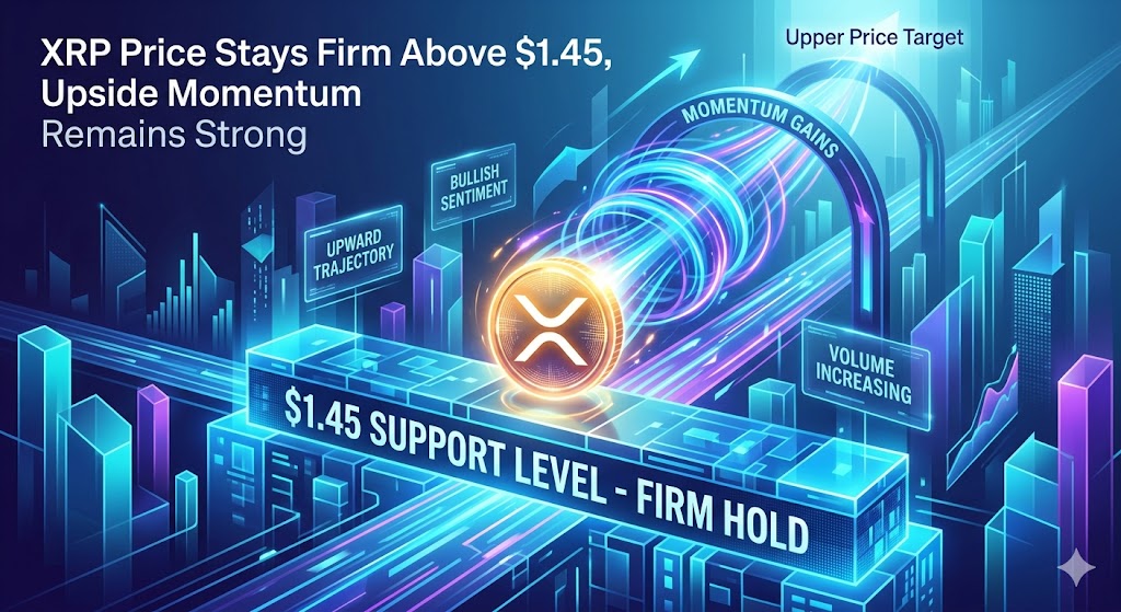 XRP Price Stays Firm Above $1.45, Upside Momentum Remains Strong