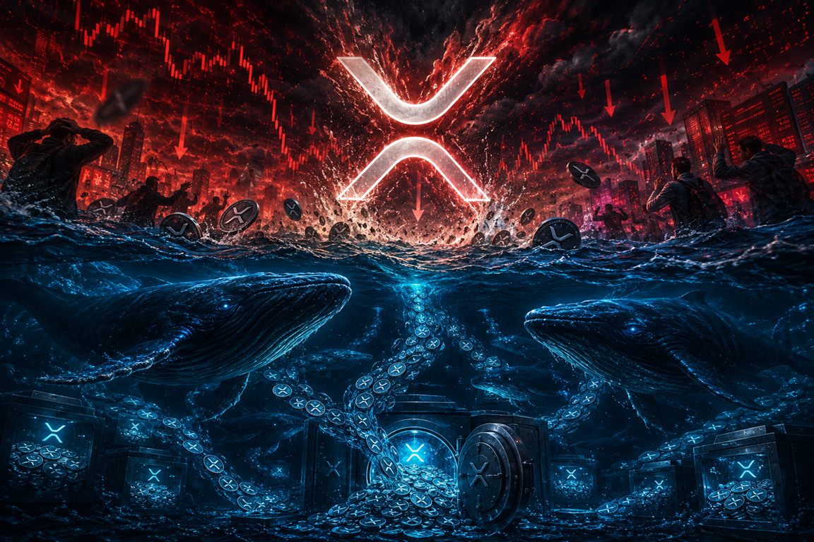 XRP Declines 8%, But Whales Scoop Up 71 Million Tokens