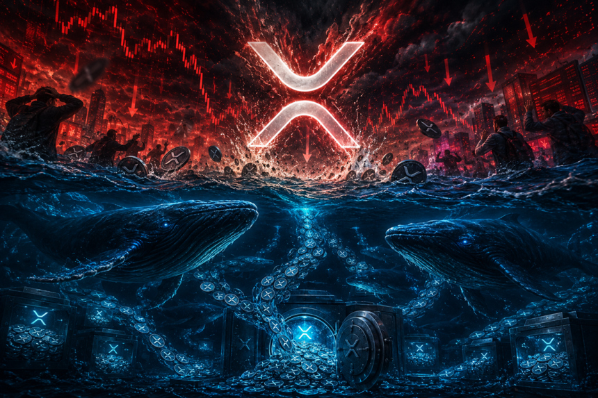 XRP Declines 8%, But Whales Scoop Up 71 Million Tokens