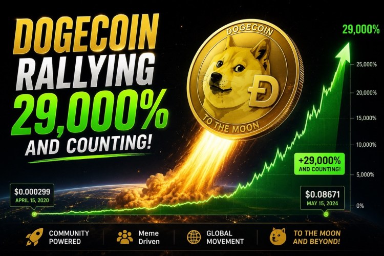 Dogecoin 29,000%