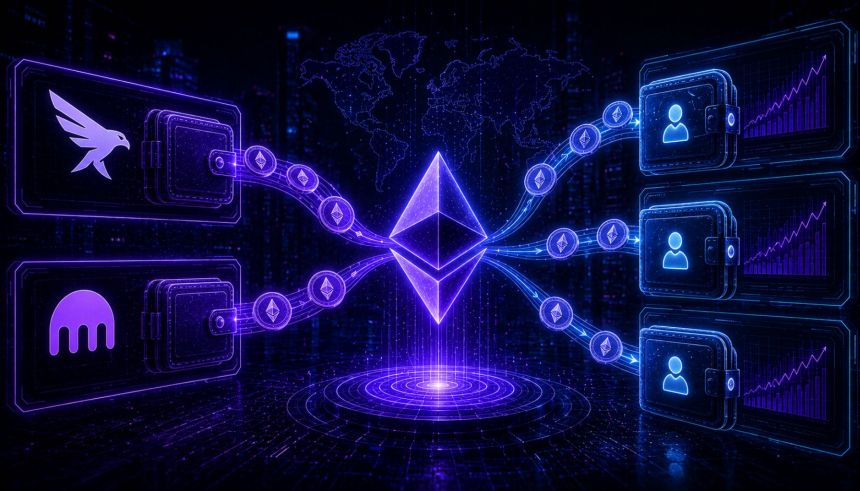 Three Wallets Withdraw $122M In Ethereum From FalconX And Kraken: Is Tom Lee Buying Again?