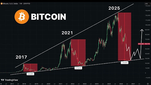 Bad News For Bitcoin: Historical Lows Show The Bottom Actually Lies Below ,000