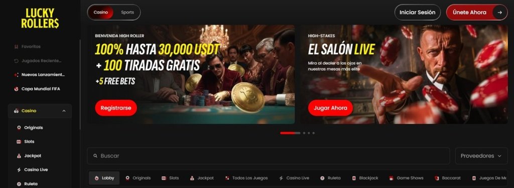 Los mejores casinos Solana en español analizados - Lucky Rollers