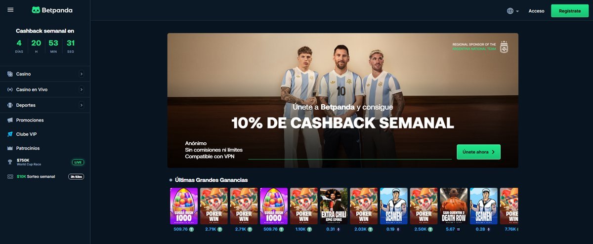 Nuestra selección de los mejores casinos de Bitcoin de España y Latinoamérica - Betpanda