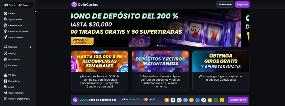 Nuestra selección de los mejores casinos de Bitcoin de España y Latinoamérica - Coin Casino