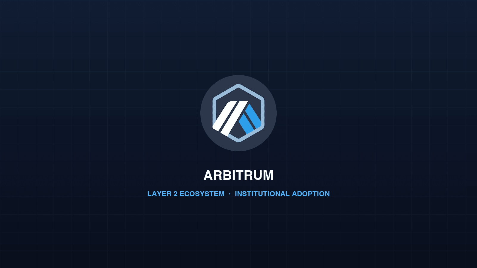 Arbitrum blockchain official logo and Layer 2 ecosystem branding