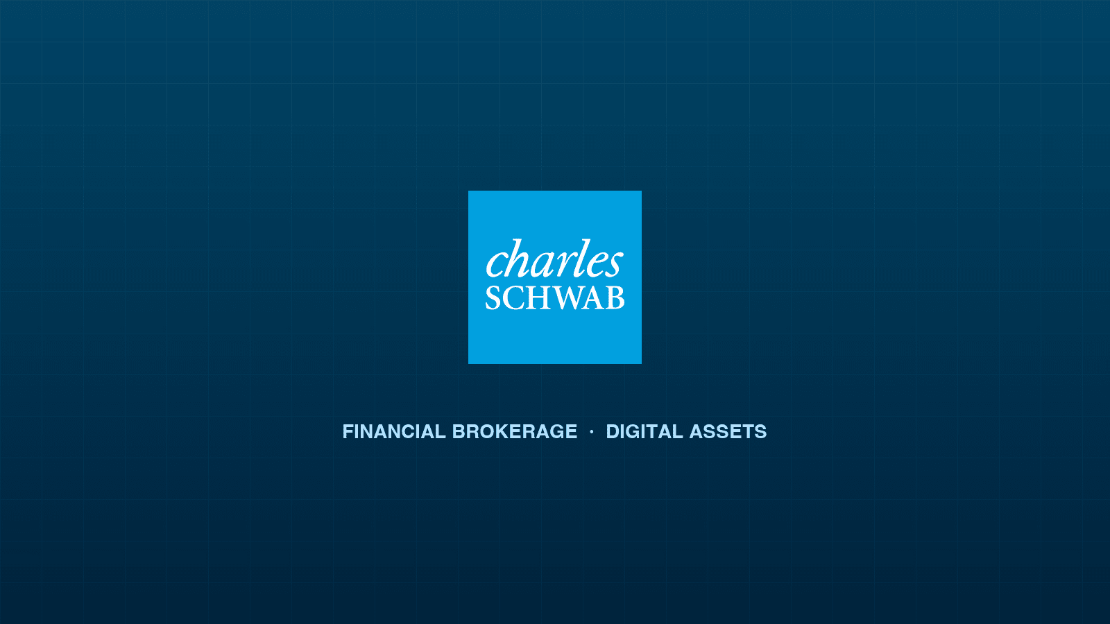 Charles Schwab corporate logo and financial brokerage branding