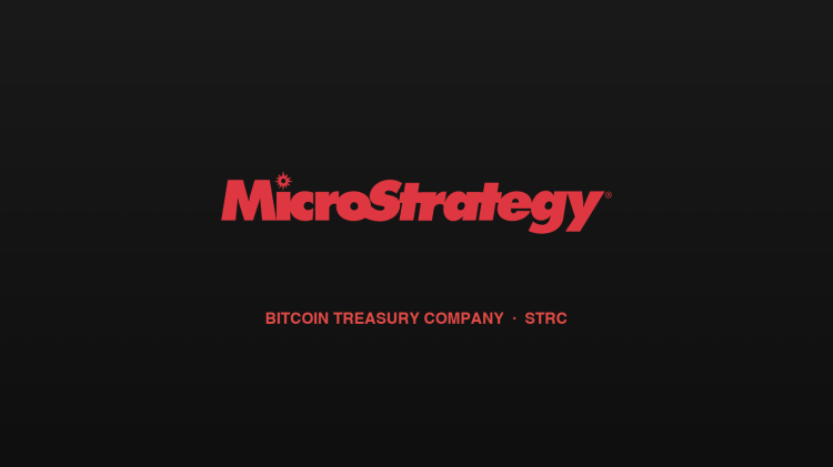 Strategy corporate logo and Bitcoin treasury company branding