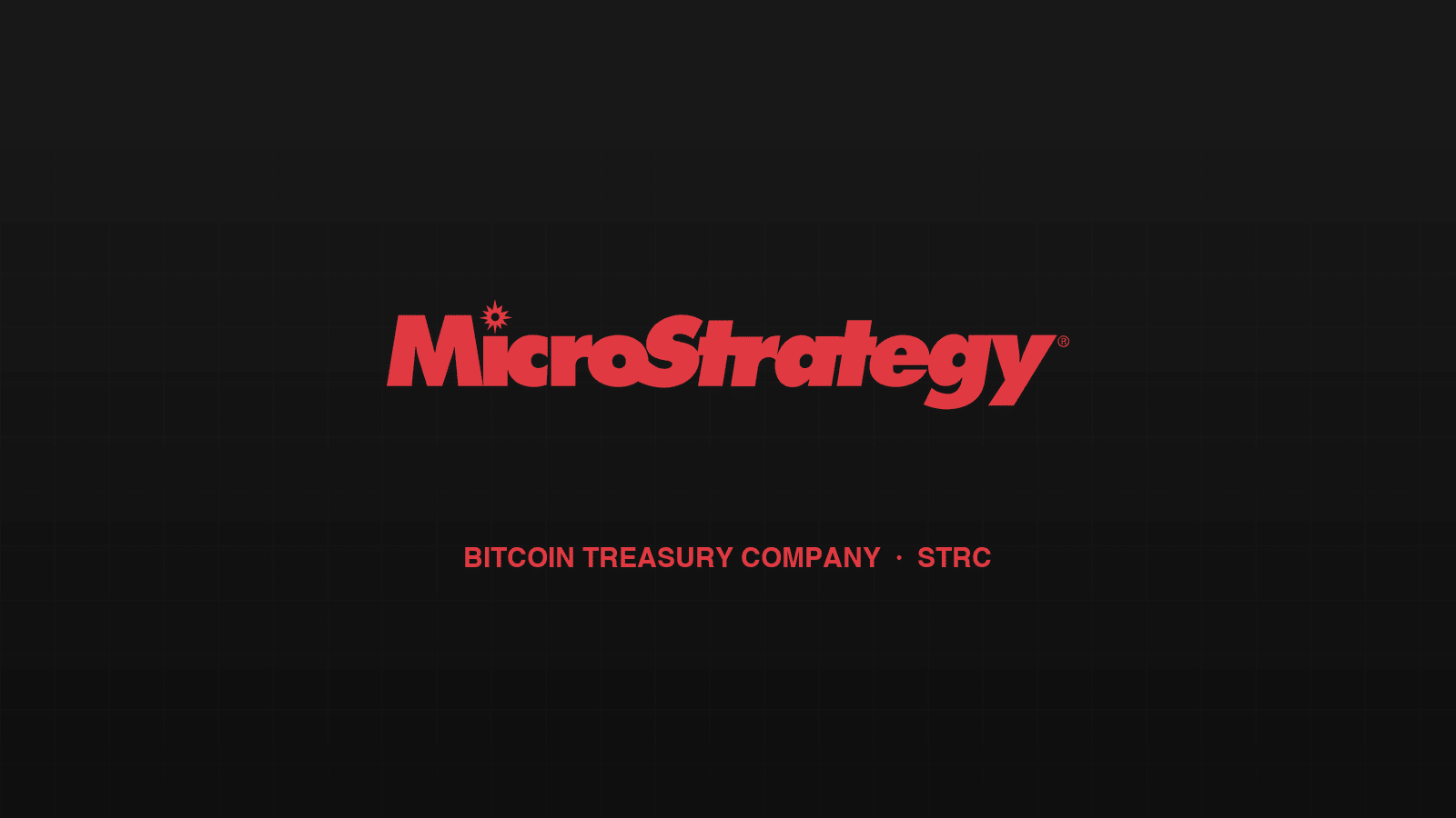 Strategy corporate logo and Bitcoin treasury company branding